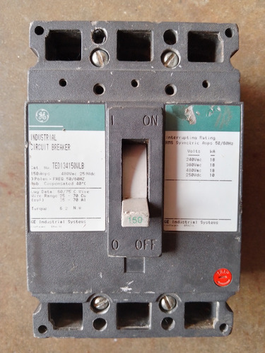 Breakers Interruptor Thed 3x150 Amp General Electric 