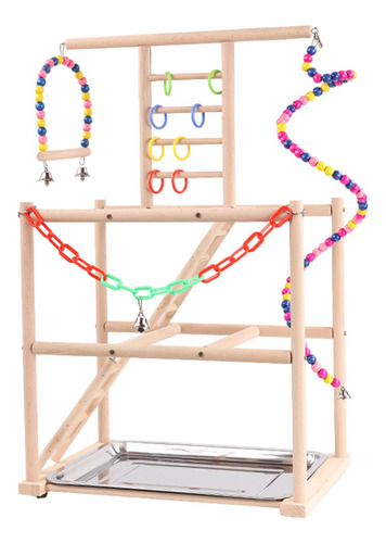 Soporte De Juego Para Pájaros, Parque De Juegos Para Loros,