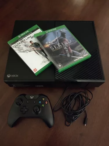 xbox one com 2 controle e jogo