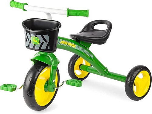 Triciclo John Deere 68.6 X 45.1 X 52.7 Cm Color Verde