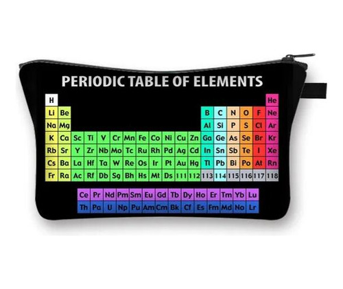 Cosmetiquera Tabla Periodica De Los Elementos 