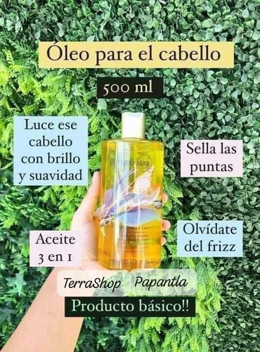 Terramar Óleo Jumbo Argan 500 Ml + Regaloo