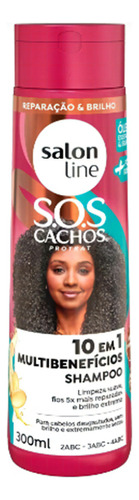 Shampoo S.o.s Tratamento Cachos + Poderosos Salon Line 300ml