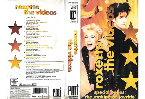 Roxette The Videos Vhs