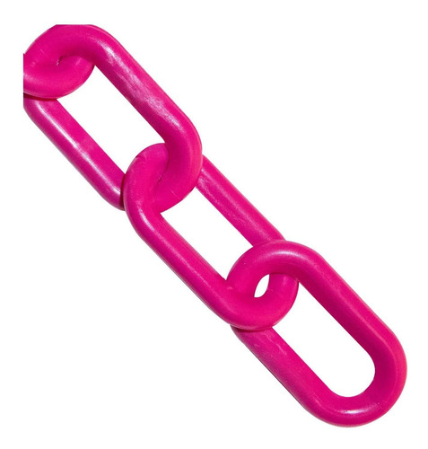 Mr Chain Cadena Barrera Plastico Rosa Seguridad Diametro 25