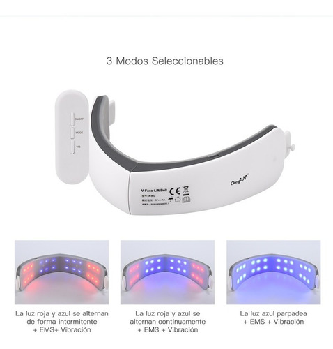 Maquina Facial Ems Vibración Alta Frecuencia Quitar Papada
