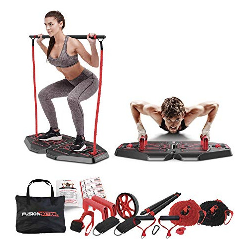 Fusion Motion Gimnasio Portátil Con 8 Accesorios, Incluyendo