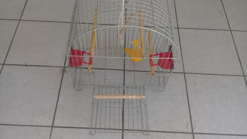 Gaiola Aramada Para Calopsita Com Acessórios (Usado)