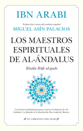 Libro Maestros Espirituales De Al-andalus,los - Ibn Arabi