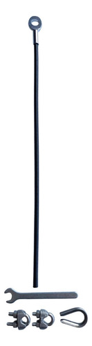 De Polea De Fitness Cable De Acero Cabeza De Acero 200 Cm