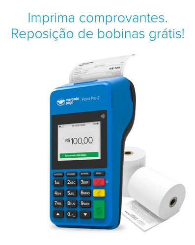 Imagem 6 de 7 de Maquininha Point Pro 2 - A Máquina De Cartão Do Mercado Pago