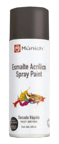 Pintura En Aerosol 300ml Gris Oscuro