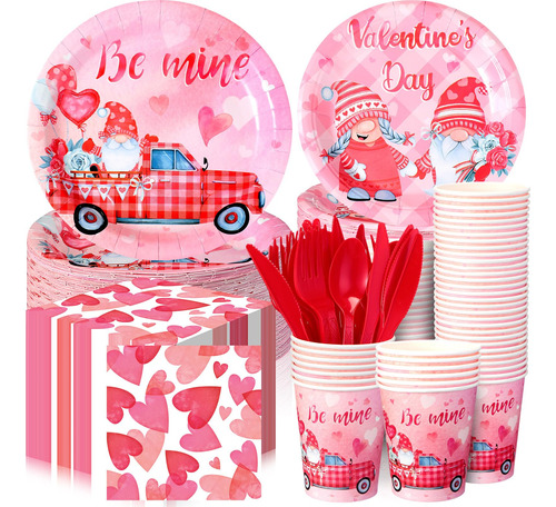 Kit De Suministros Desechables De San Valentin 240 Unidades