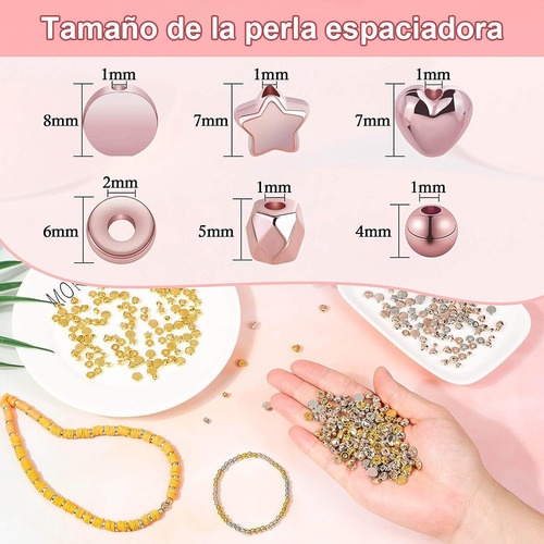 2160pcs Conjunto De Cuentas De Pulsera De Collar Bricolaje