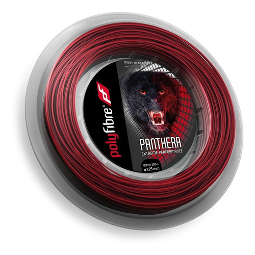 Imagen 2 de 2 de Rollo Cuerda Tenis Polyfibre Panthera 120m