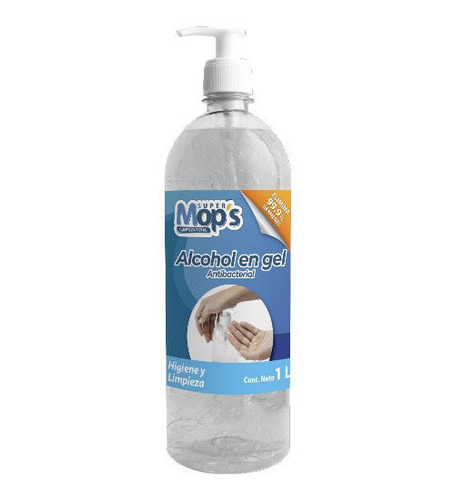 Gel Antibacterial Mops Mops832 Neutro Con Dosificador 1litro
