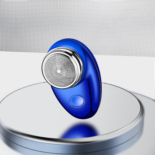 Xing 2 Mini Barbeadores Elétricos, Tamanho De Bolso, Azul