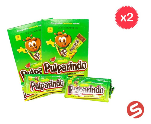 Pulparindo Sandia 20pzs X2 Pack