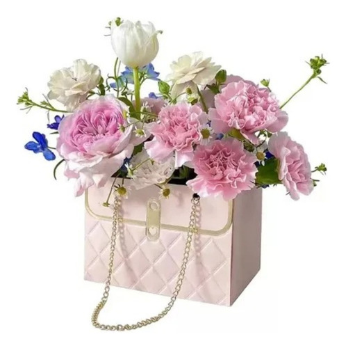 4 Picaja De Regalo De Papel Flor, Ramo De Bolsas De Flores