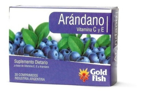 Arandano Gold Fish X 30 Comprimidos