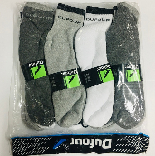 Media Dufour Dep Corta Hombre Con Logo X12 Par Ar1 2039-3