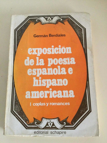 Exposición De La Poesía Española E Hispano Amer.  Berdiales