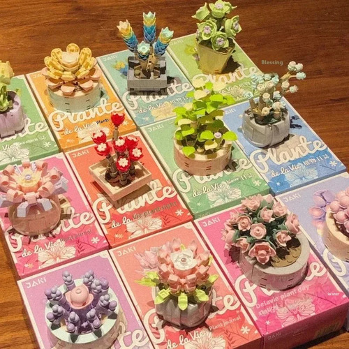 Buquê De Rosas Lego De Alta Compatibilidade Com Blocos De Co