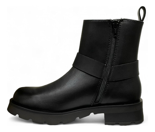 Botas De Lluvia Mujer Salamandra Negro Suela Chunky