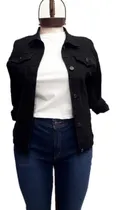 Comprar Camperas Mujer Jean Negra Talles Grandes Especiales Hasta 60
