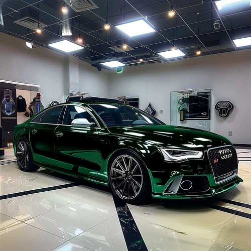Vinil Automotriz Full Wrap Lucky Charm Metallic 1,52x18 M Color Lucky Charm Green