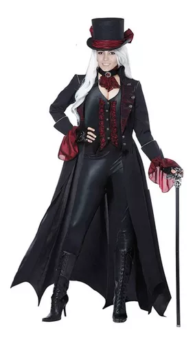 Dracula fantasia halloween feminina