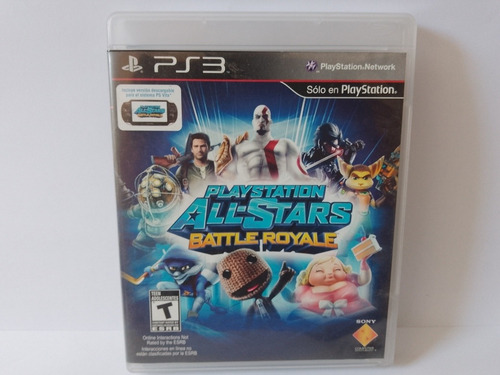 Playstation All Stars Playstation 3 Ps3 (físico) (Usado)