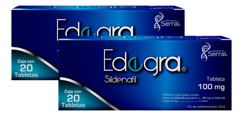 Edegra Sildenafil 100mg 40 Tab Genérico De Viagra