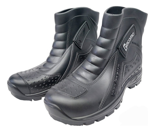 Botines Giacomo De Caucho Para Motociclista 100% Impermeable