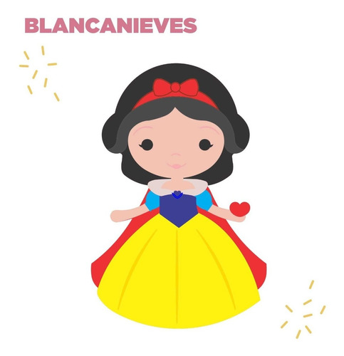 Cortantes Princesa Blanca Nieves Collage Fondant Reposteria