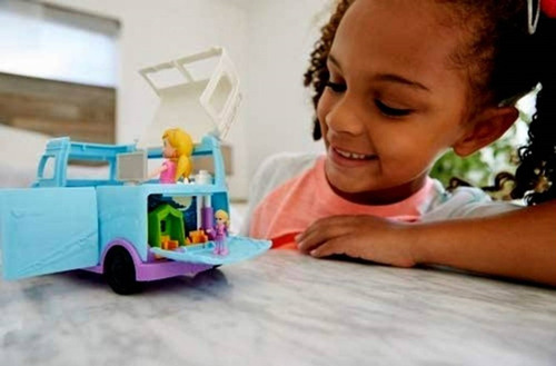 Imagem 4 de 4 de Brinquedo Veículo Van Trailer Boneca Polly Pocket Original
