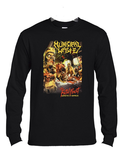 Polera Ml Municipal Waste The Fatal Feast Metal Abominatron