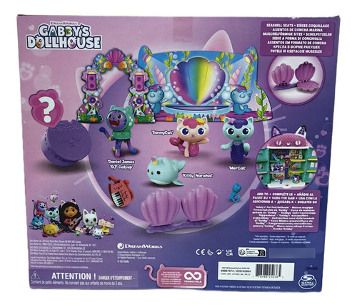 Gabby's Dollhouse Juego De Figuras Set De Sirena