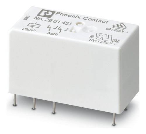 Relé Único Phoenix - Rel-mr-230ac/21-21 2961451 - 2 Pçs