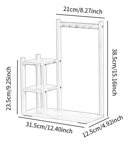 Soporte Para Pinceles De Caligrafía, Estante Para Negro