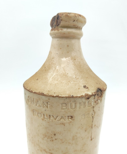 Botella Porron Gres Cerveza Juan Buhler (c/u) - Bar Pulperia (Usado)