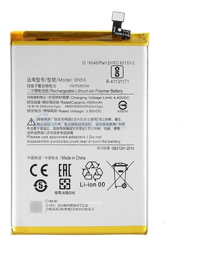 Bateria Bn56 Para Xiaomi Redmi 9a 9c Mi 2 Pro Bn56 Garantia