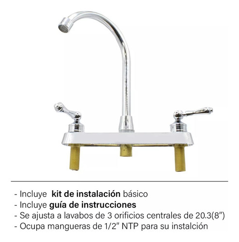 Misturador com pulverizador, pia de cozinha, pescoço alto, acabamento cromado, cor prateada