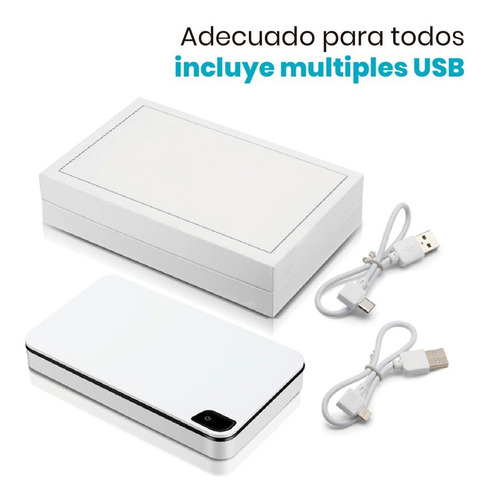 Esterilizador Multipropósito Con Carga Inalámbrica Tecnoshop