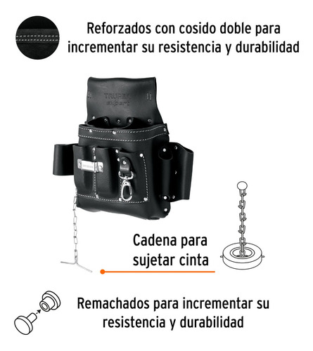 Porta Herramientas D Carnaza 13 Compartimentos Expert 101787