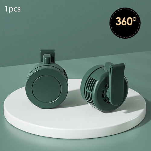 2x Mini Ventilador Portátil Con Clip, Refrigeración Por
