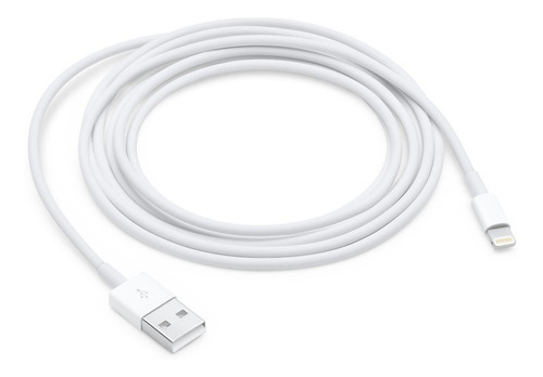 Cable USB para Lightning con 2 metros blanco