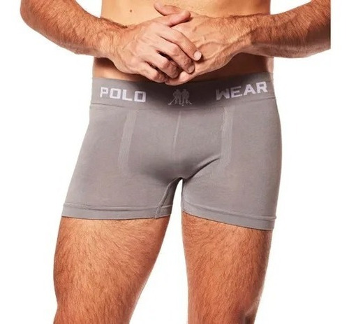 Imagem 4 de 6 de Kit Com 12 Cuecas Boxer Microfibra Polo Wear