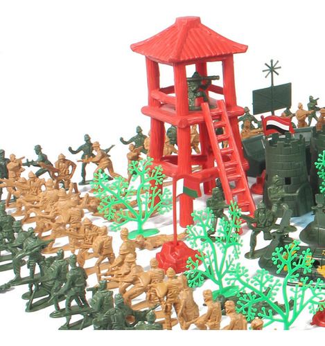 - Juego Del Ejército De 5cm Cool W/soldados Vehículos
