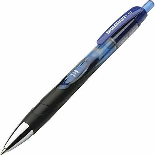 Pluma Gel Skilcraft Vista, Azul (pack 3)